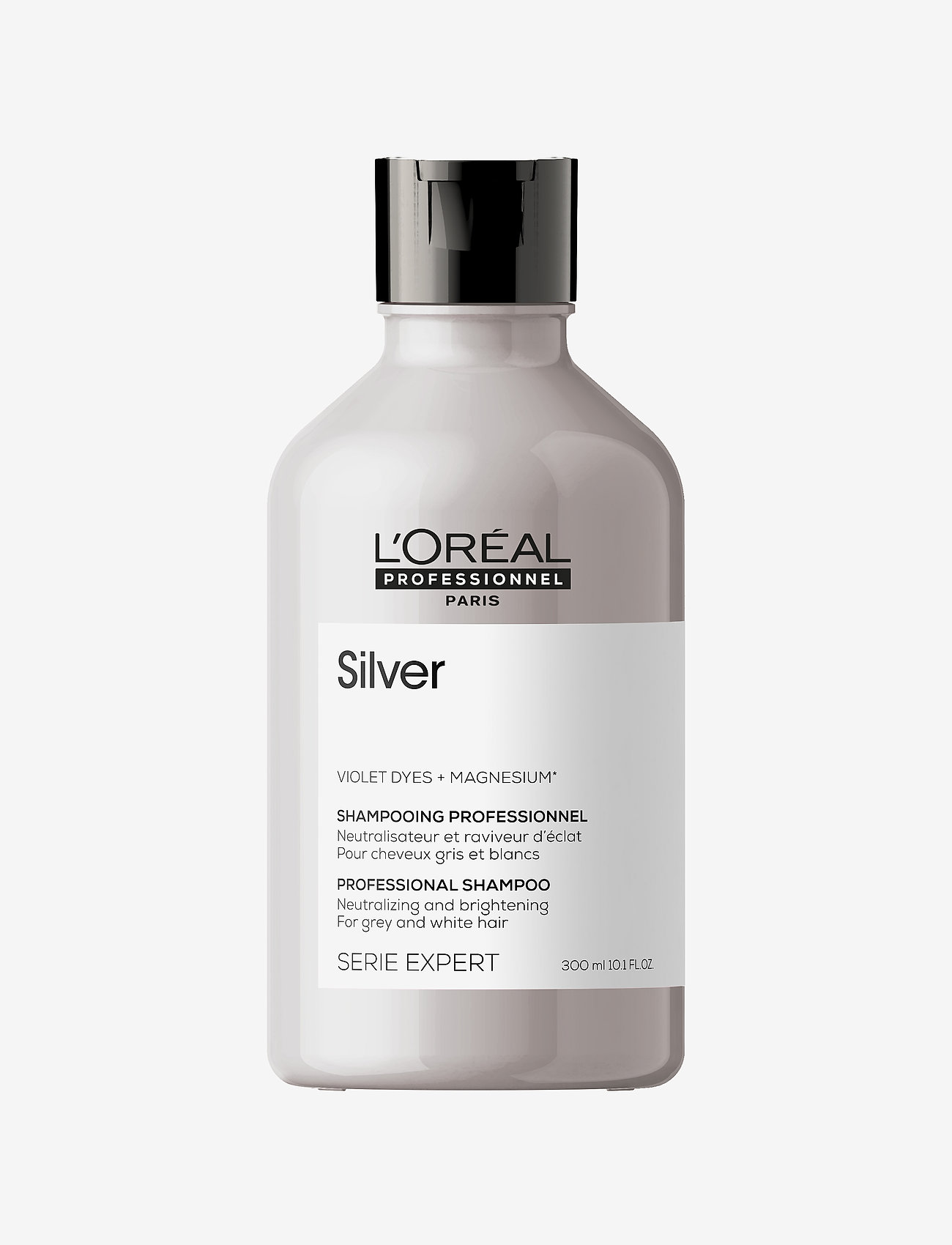 L’Oréal Professionnel შამპუნი სიყვითლის საწინააღმდეგო თეთრი, ქერა და ჭაღარა თმისთვის Série Expert 300 მლ